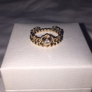 PANDORA Rose Gold My Princess Ring Size 6 Size 52
